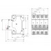 Three-phase 8 way IP40 Metal enclosure with 4 pole SPD + 4 pole MCB 